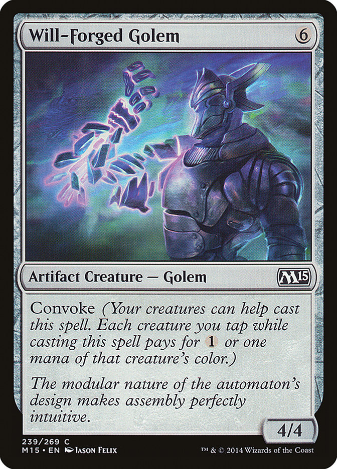 Will-Forged Golem [Magic 2015] | Exor Games New Glasgow