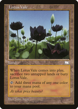 Lotus Vale [Weatherlight] | Exor Games New Glasgow