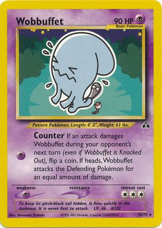 Wobbuffet (35/75) [Neo Discovery Unlimited] | Exor Games New Glasgow