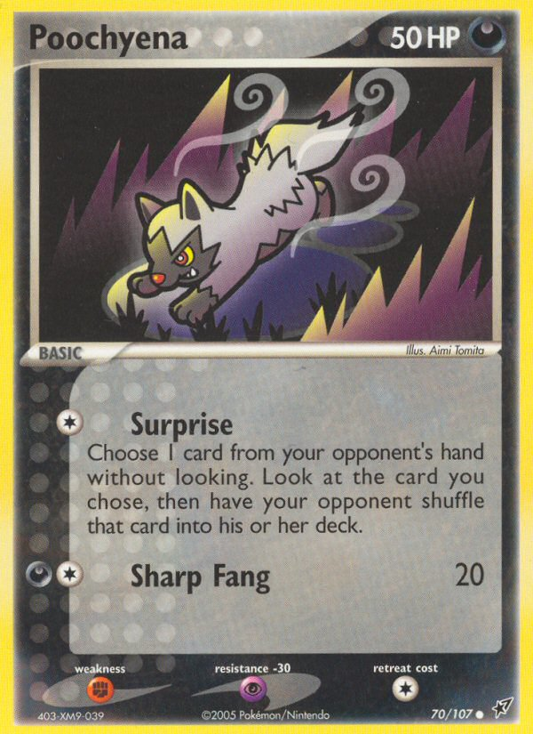 Poochyena (70/107) [EX: Deoxys] | Exor Games New Glasgow