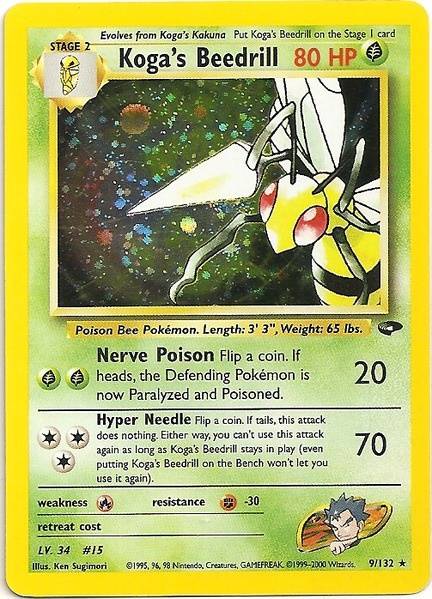 Koga's Beedrill (9/132) [Gym Challenge Unlimited] | Exor Games New Glasgow