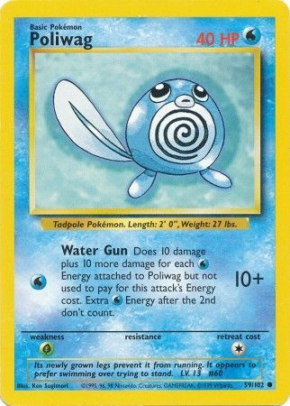 Poliwag (59/102) [Base Set Unlimited] | Exor Games New Glasgow