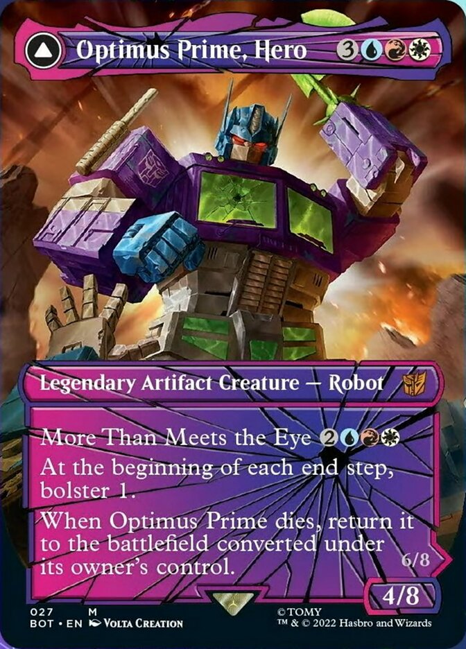 Optimus Prime, Hero // Optimus Prime, Autobot Leader (Shattered Glass) [Universes Beyond: Transformers] | Exor Games New Glasgow