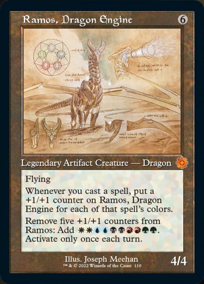 Ramos, Dragon Engine (Retro Schematic) [The Brothers' War Retro Artifacts] | Exor Games New Glasgow