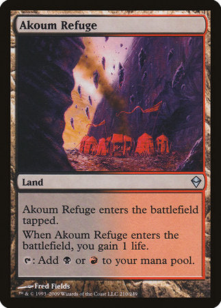 Akoum Refuge [Zendikar] | Exor Games New Glasgow