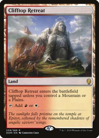 Clifftop Retreat [Dominaria Promos] | Exor Games New Glasgow