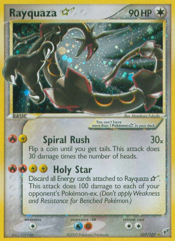 Rayquaza Star (107/107) [EX: Deoxys] | Exor Games New Glasgow