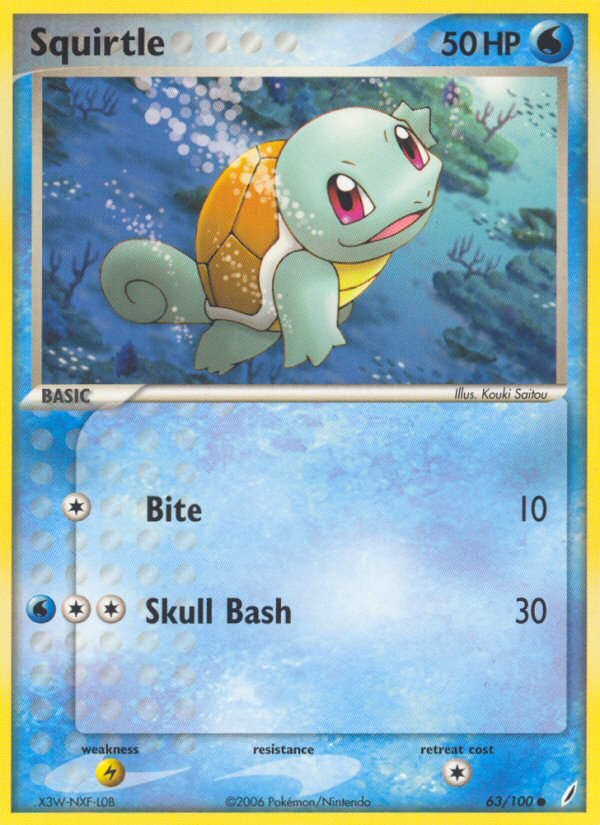 Squirtle (63/100) [EX: Crystal Guardians] | Exor Games New Glasgow