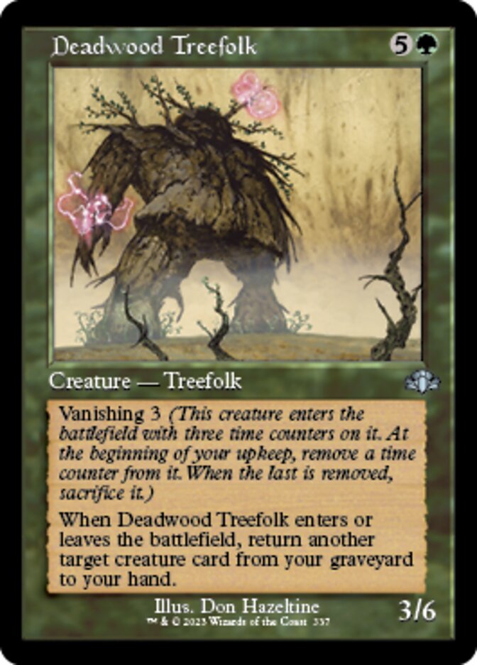 Deadwood Treefolk (Retro) [Dominaria Remastered] | Exor Games New Glasgow