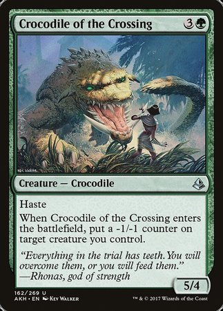 Crocodile of the Crossing [Amonkhet] | Exor Games New Glasgow