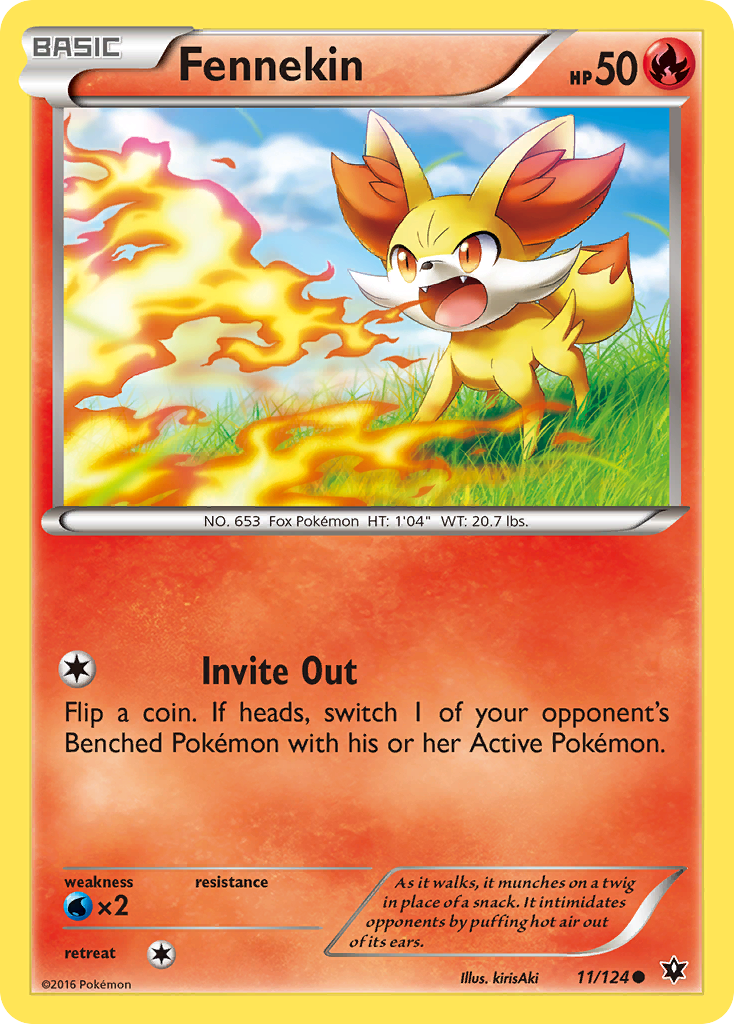 Fennekin (11/124) [XY: Fates Collide] | Exor Games New Glasgow