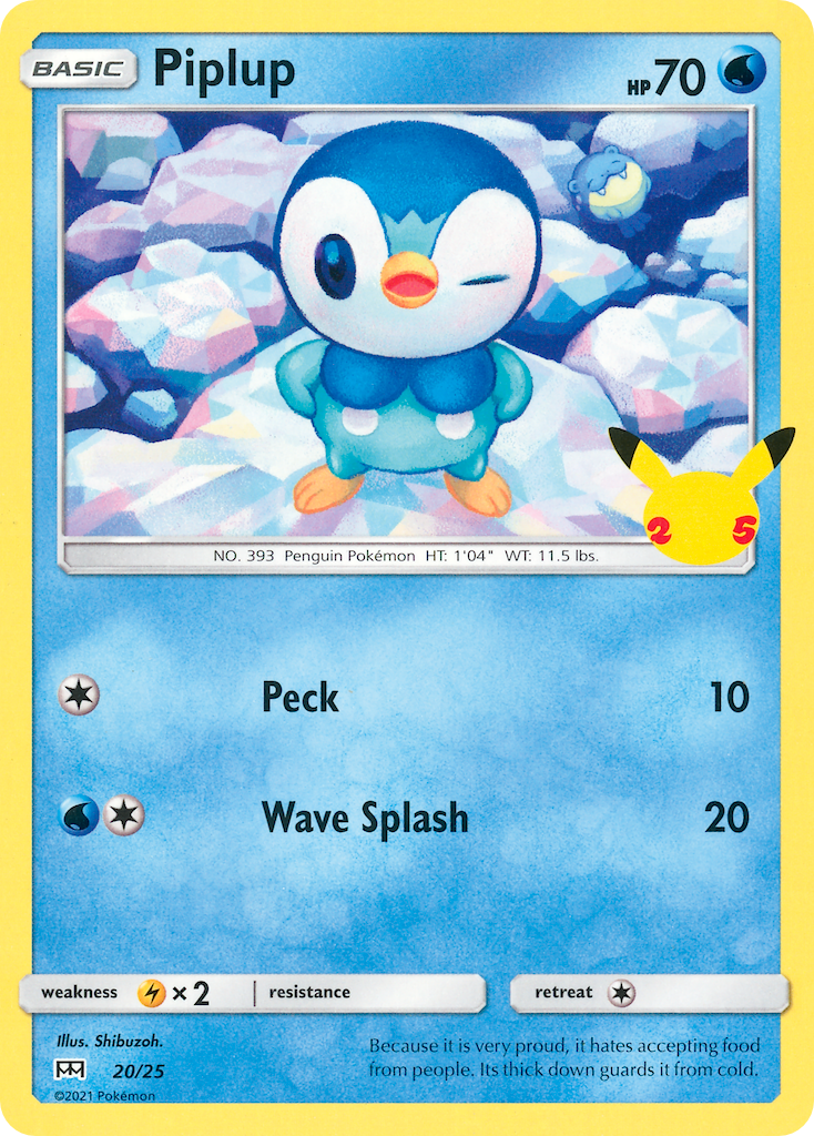 Piplup (20/25) [McDonald's 25th Anniversary] | Exor Games New Glasgow