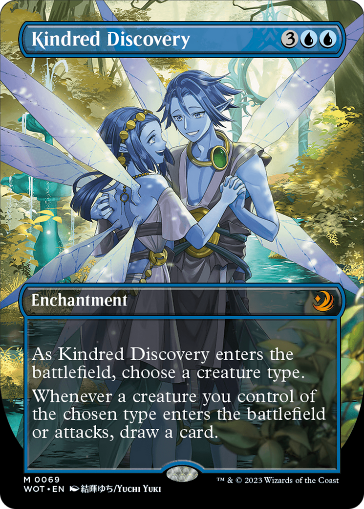 Kindred Discovery (Anime Borderless) [Wilds of Eldraine: Enchanting Tales] | Exor Games New Glasgow