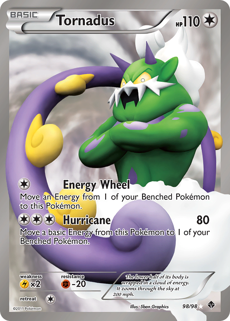 Tornadus (98/98) [Black & White: Emerging Powers] | Exor Games New Glasgow