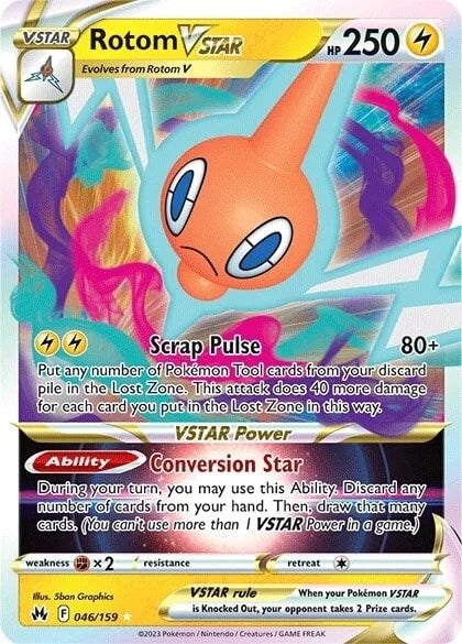 Rotom VSTAR (046/159) [Sword & Shield: Crown Zenith] | Exor Games New Glasgow