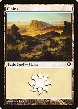 Plains (232) [Theros] | Exor Games New Glasgow
