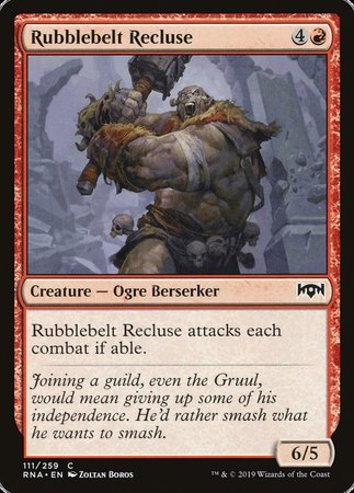 Rubblebelt Recluse [Ravnica Allegiance] | Exor Games New Glasgow