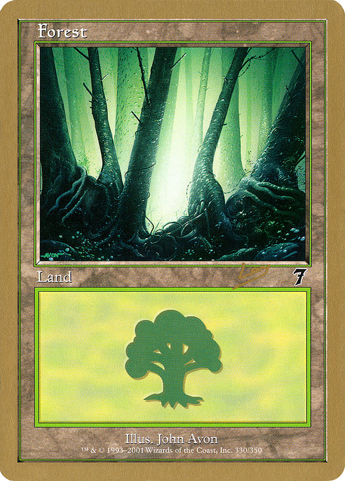 Forest (rl330) (Raphael Levy) [World Championship Decks 2002] | Exor Games New Glasgow