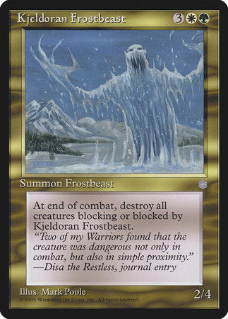 Kjeldoran Frostbeast [Ice Age] | Exor Games New Glasgow