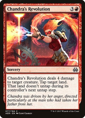 Chandra's Revolution [Aether Revolt] | Exor Games New Glasgow