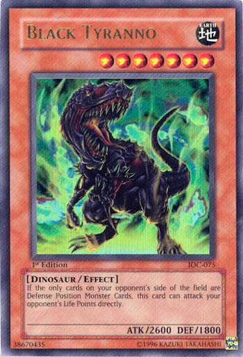 Black Tyranno [IOC-075] Ultra Rare | Exor Games New Glasgow