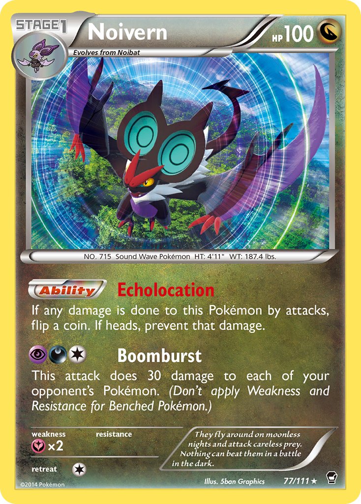 Noivern (77/111) (Cosmos Holo) (Blister Exclusive) [XY: Furious Fists] | Exor Games New Glasgow