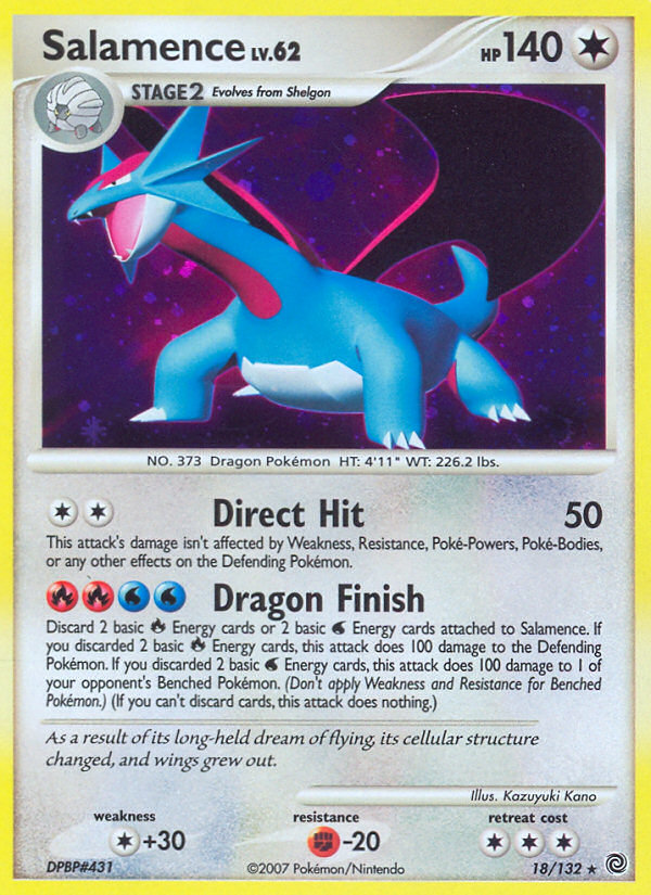 Salamence (18/132) [Diamond & Pearl: Secret Wonders] | Exor Games New Glasgow