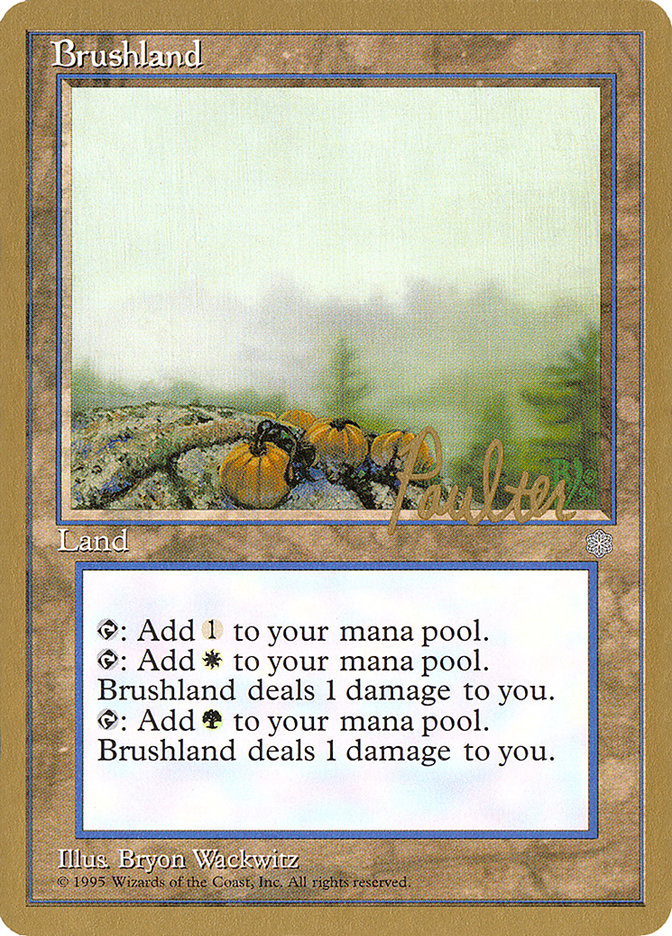 Brushland (Preston Poulter) [Pro Tour Collector Set] | Exor Games New Glasgow