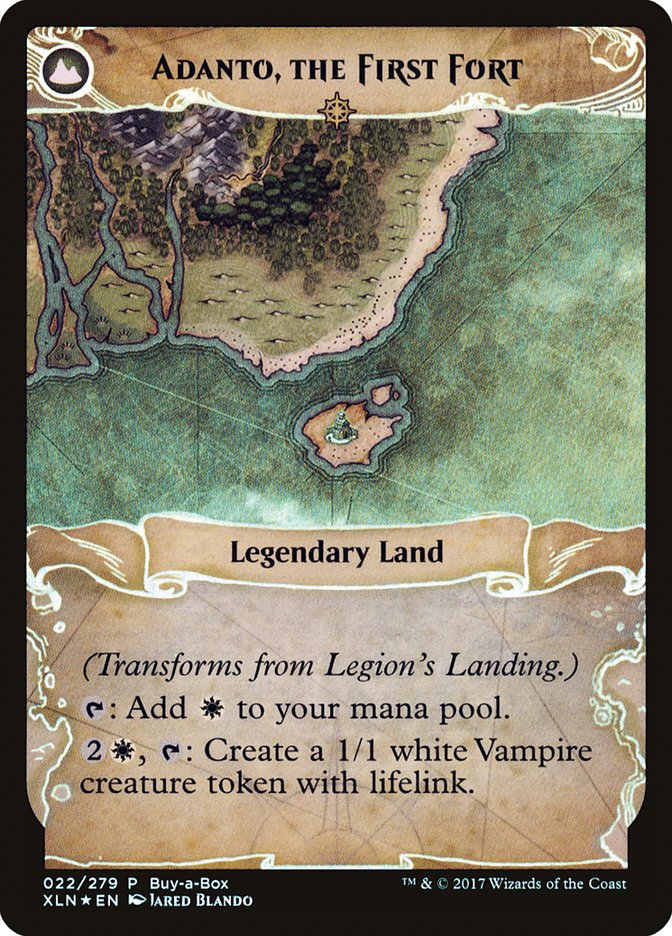 Legion's Landing // Adanto, the First Fort (Buy-A-Box) [Ixalan Treasure Chest] | Exor Games New Glasgow