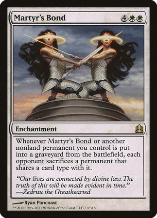 Martyr's Bond [Commander 2011] | Exor Games New Glasgow