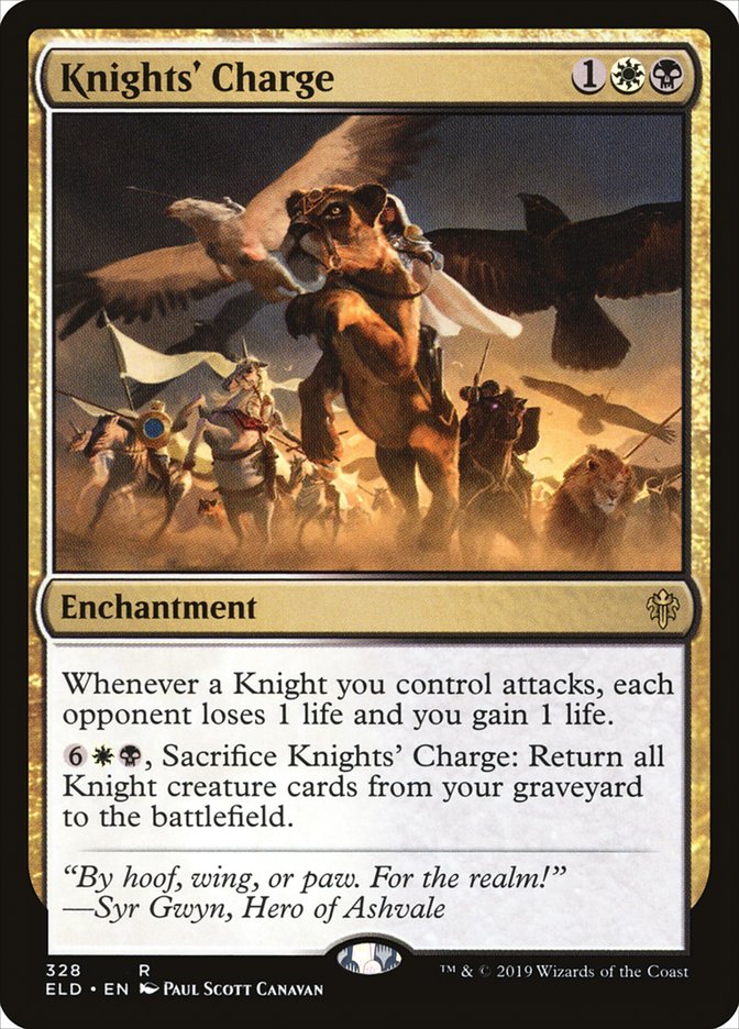 Knights' Charge [Throne of Eldraine] | Exor Games New Glasgow