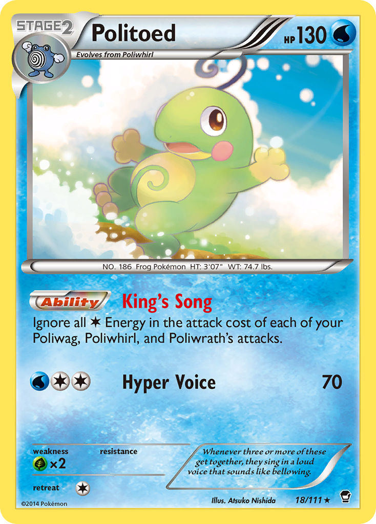 Politoed (18/111) [XY: Furious Fists] | Exor Games New Glasgow