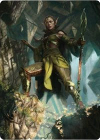 Nissa of Shadowed Boughs 1 Art Card [Zendikar Rising Art Series] | Exor Games New Glasgow