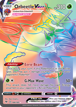Orbeetle VMAX (186/185) [Sword & Shield: Vivid Voltage] | Exor Games New Glasgow