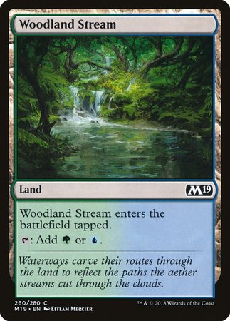 Woodland Stream [Core Set 2019] | Exor Games New Glasgow