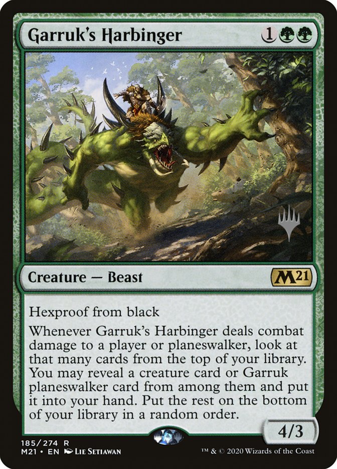 Garruk's Harbinger (Promo Pack) [Core Set 2021 Promos] | Exor Games New Glasgow