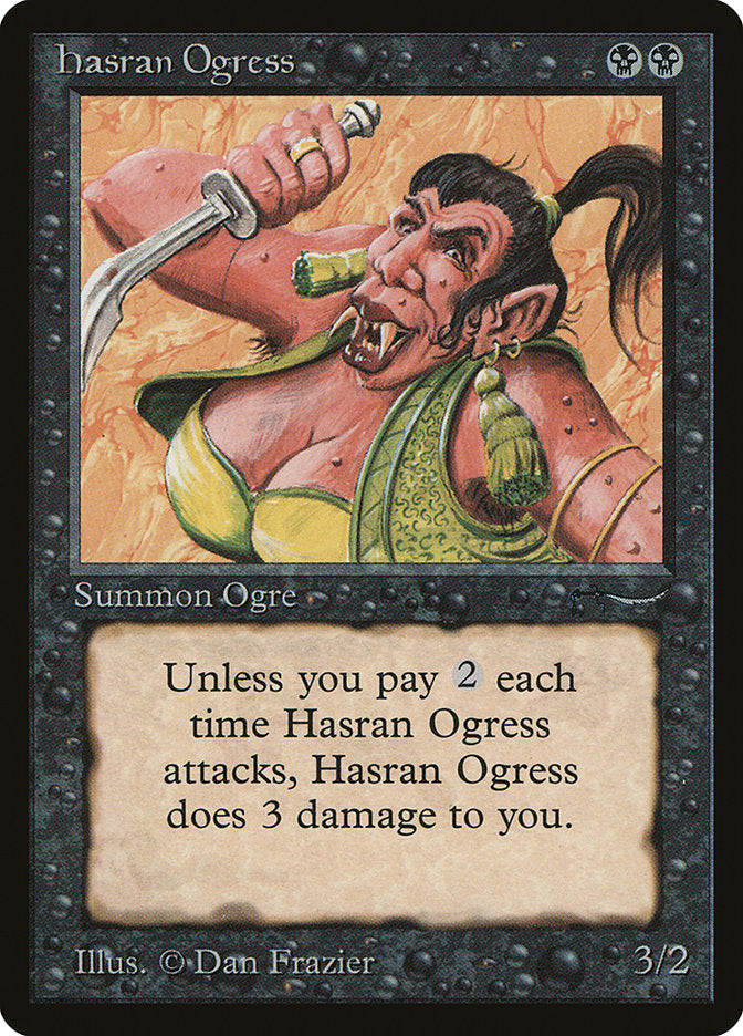 Hasran Ogress (Light Mana Cost) [Arabian Nights] | Exor Games New Glasgow