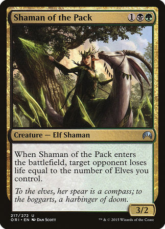 Shaman of the Pack [Magic Origins] | Exor Games New Glasgow