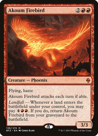 Akoum Firebird [Battle for Zendikar] | Exor Games New Glasgow