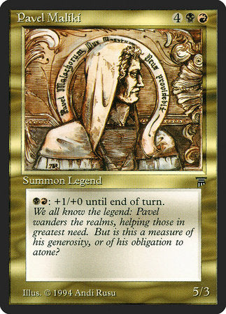 Pavel Maliki [Legends] | Exor Games New Glasgow