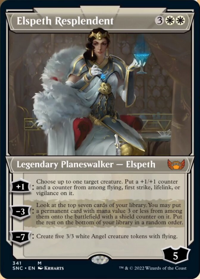 Elspeth Resplendent (Showcase Art Deco) [Streets of New Capenna] | Exor Games New Glasgow