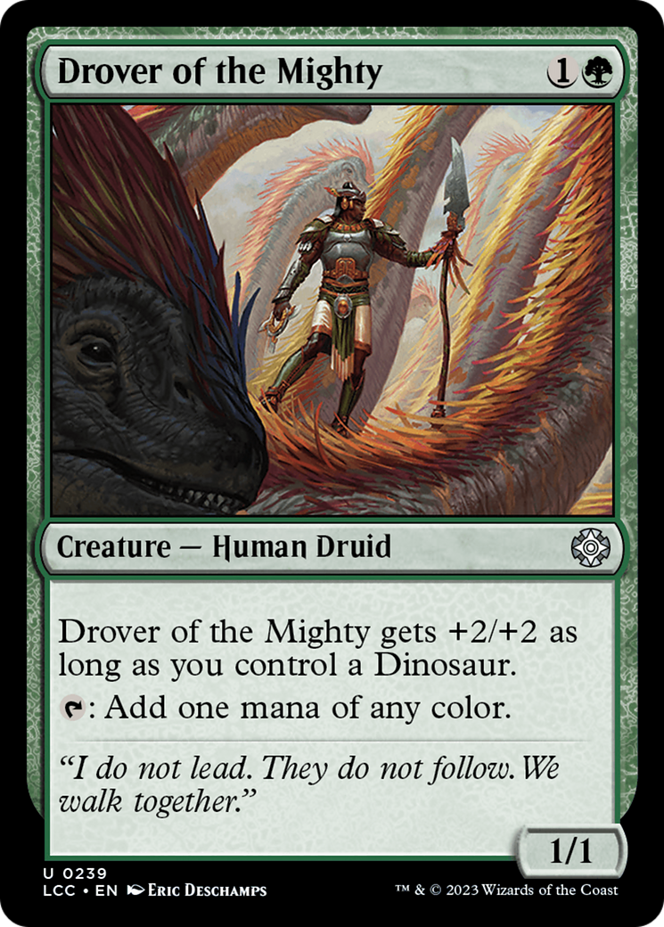 Drover of the Mighty [The Lost Caverns of Ixalan Commander] | Exor Games New Glasgow