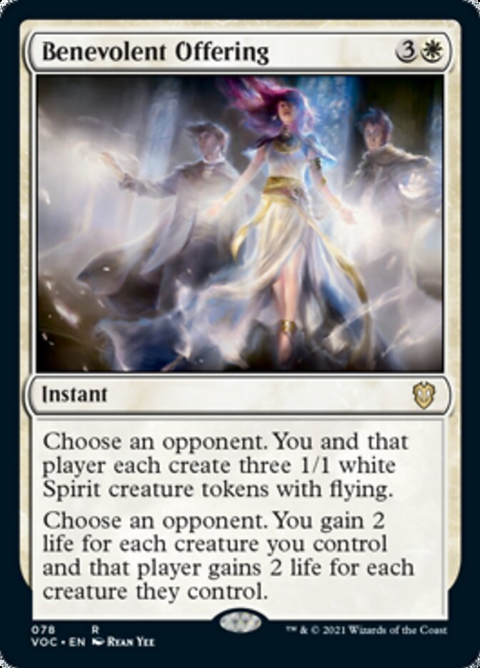 Benevolent Offering [Innistrad: Crimson Vow Commander] | Exor Games New Glasgow