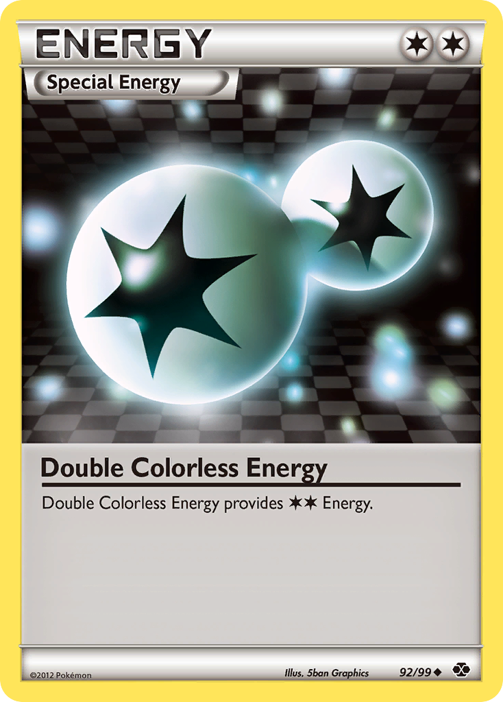 Double Colorless Energy (92/99) [Black & White: Next Destinies] | Exor Games New Glasgow