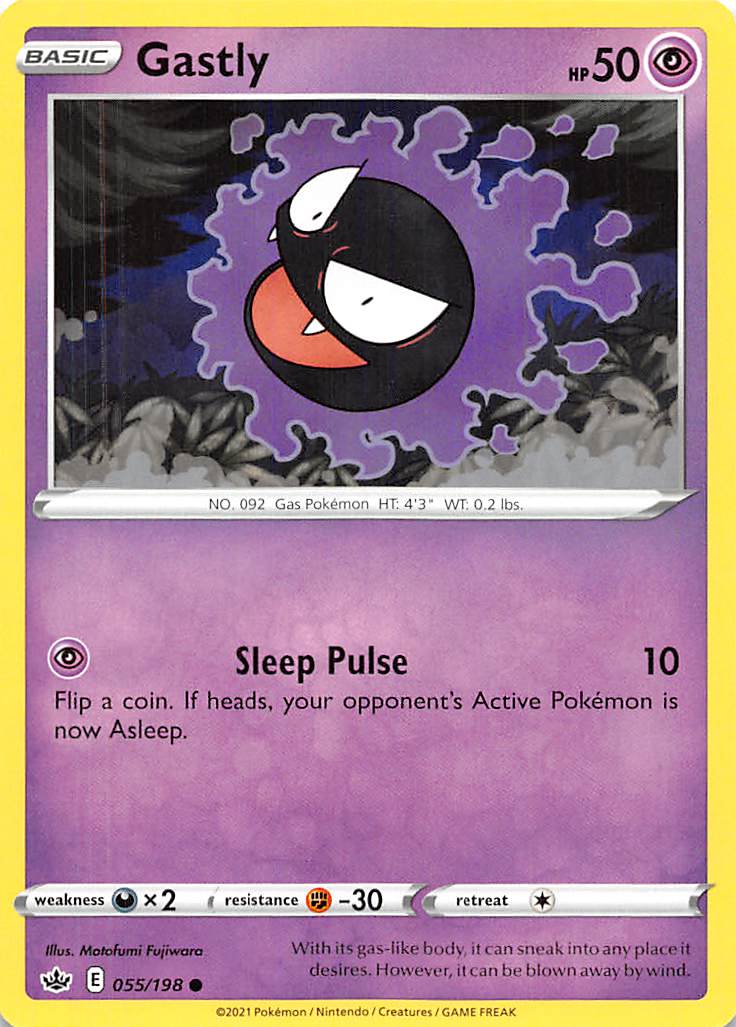 Gastly (055/198) [Sword & Shield: Chilling Reign] | Exor Games New Glasgow