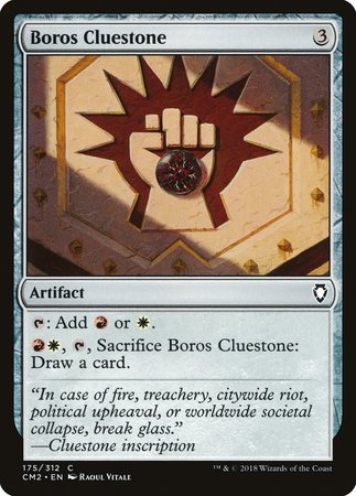 Boros Cluestone [Commander Anthology Volume II] | Exor Games New Glasgow