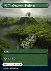 Cragcrown Pathway // Timbercrown Pathway (Borderless) [Secret Lair: Ultimate Edition 2] | Exor Games New Glasgow