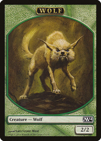 Wolf Token [Magic 2014 Tokens] | Exor Games New Glasgow