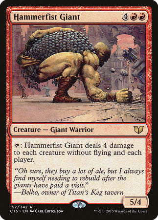 Hammerfist Giant [Commander 2015] | Exor Games New Glasgow
