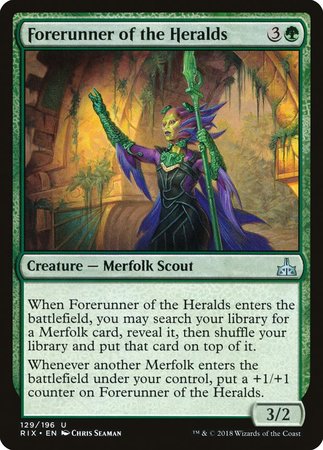 Forerunner of the Heralds [Rivals of Ixalan] | Exor Games New Glasgow